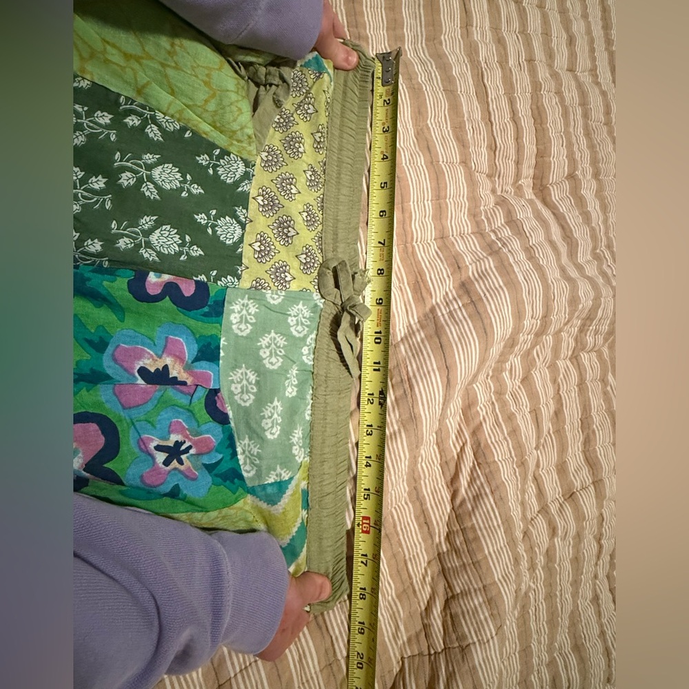 Colorful Patchwork Wide-Leg Pants - Picture 5 of 5